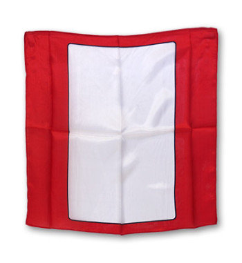 Tarjeta en blanco de seda...