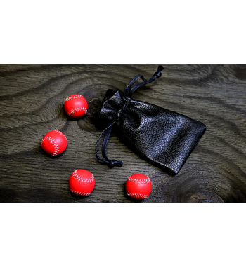 Set of 4 Leather Balls for...
